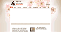 Desktop Screenshot of masaze-roztoky.cz